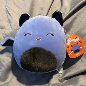 Squishmallows Joldy Bat Plush in Purple and Black